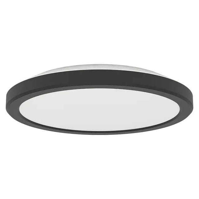 Eglo LED-Deckenleuchte Testara-E 3.000 K 3 x Ø 21,1 cm Schwarz