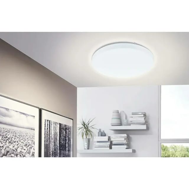 Eglo LED-Deckenleuchte Frania-M 6,5 cm x Ø 33 cm Weiß