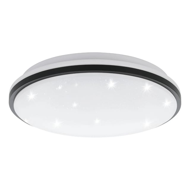 Eglo LED-Deckenleuchte Marunella-S 6,5 cm x Ø 34 cm Weiß-Schwarz