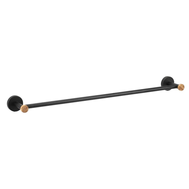 MSV Handtuchstange Iana 65,2 cm x 6,5 cm x 5,2 cm Schwarz