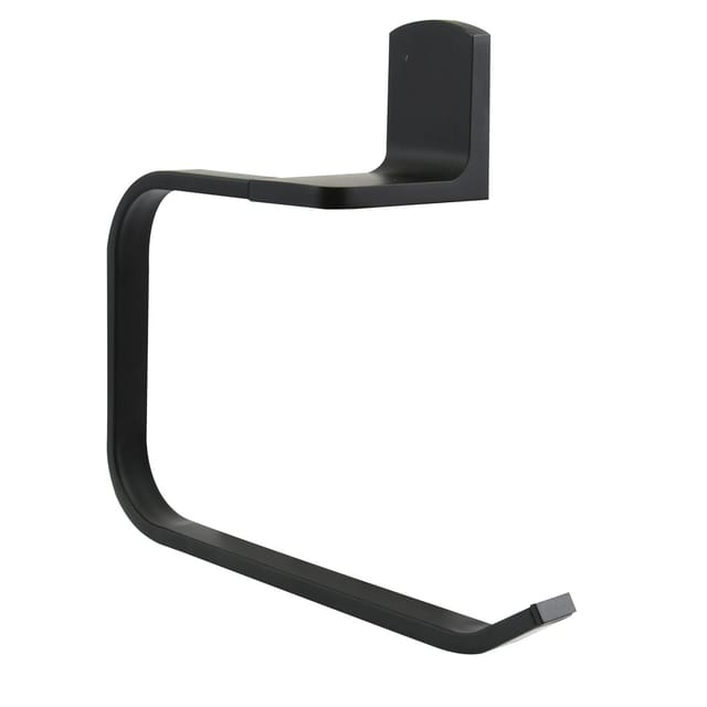 Spirella Handtuchhalter Taku 22 cm x 7 cm x 19 cm Schwarz Matt
