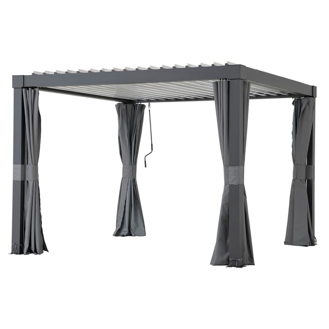 Sunjoy Vorhang für Matterhorn Multi-Pergola 306 cm x 306 cm