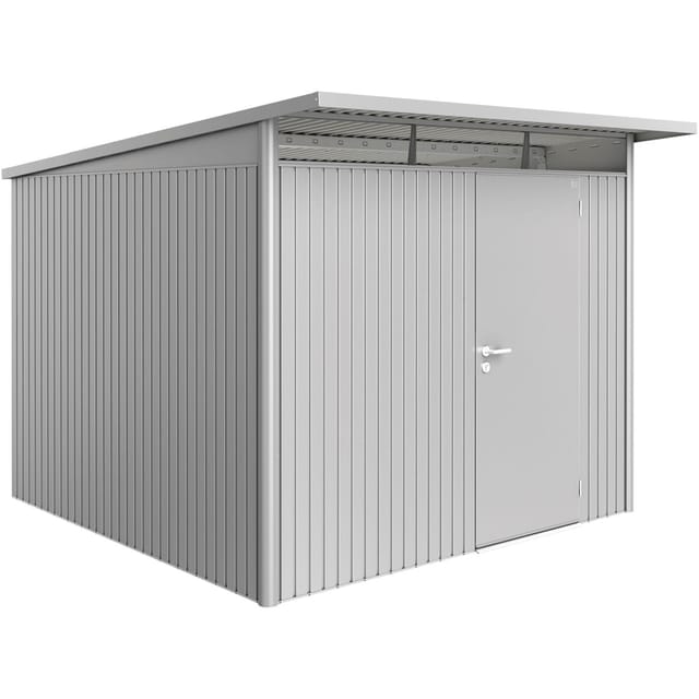 Biohort Metall-Gerätehaus AvantGarde Gr. A7 silber-metallic Standardtür