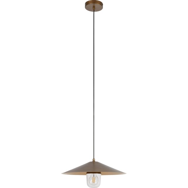 baliv Moss Green Trend Pendelleuchte 1-flammig Metall Antikgold 39x120cm (ØxH)