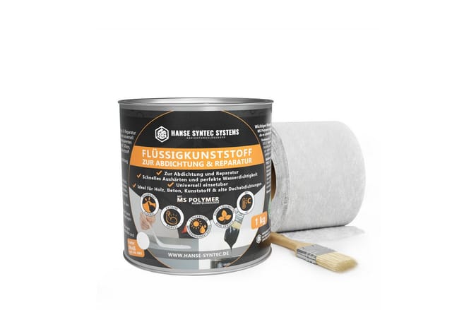 HSS Flüssigkunststoff Set 1kg Weiß