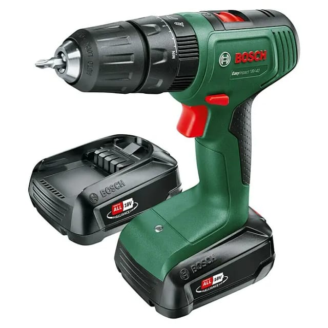 Bosch 18 V Akku-Schlagbohrschrauber EasyImpact 18V-40 inkl. 2 x Akku 2 Ah
