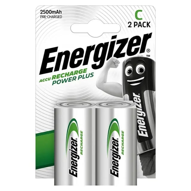 Energizer Akku Power Plus C Baby 2500 mAh 2 Stück