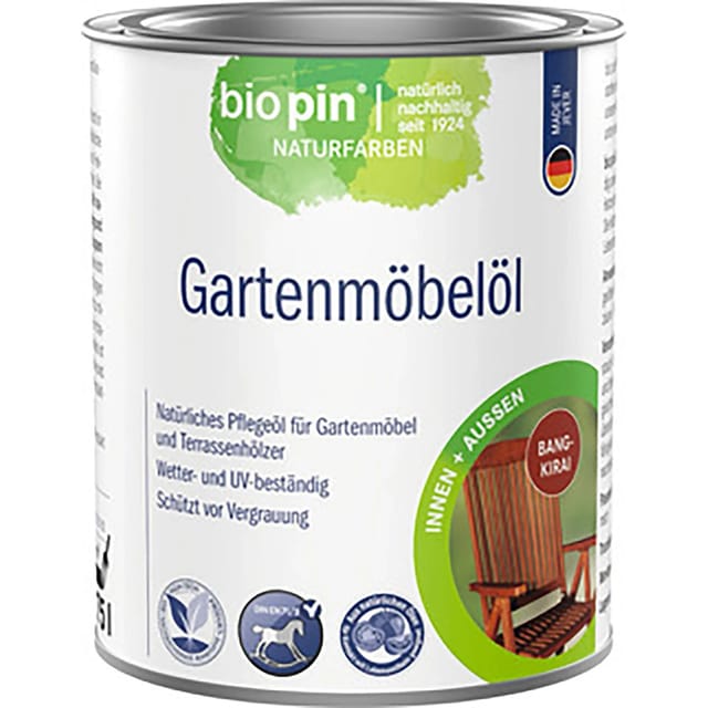 Biopin Gartenmöbelöl Bangkirai 750 ml
