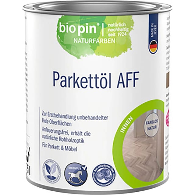 Biopin Parkett-Hartöl AFF Farblos 750 ml