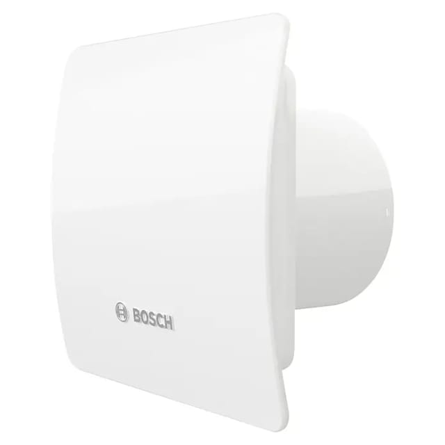 Bosch Badventilator Fan 1500 DH W 125 mit Luftfeuchtesensor Weiß-Glänzend