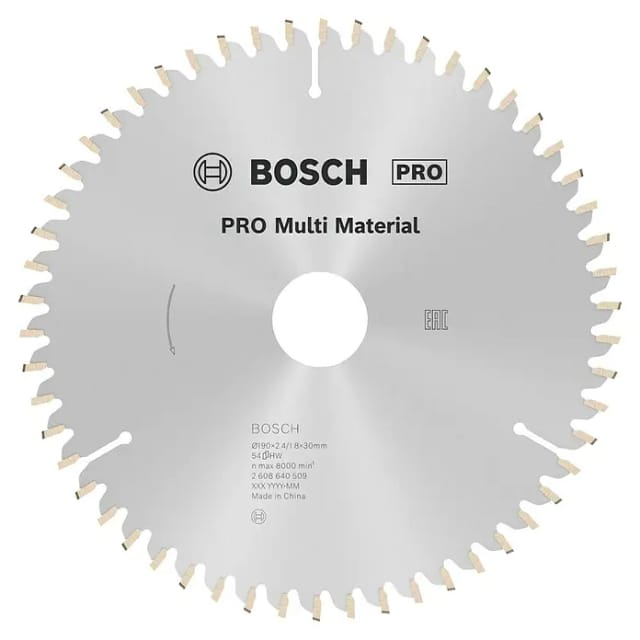 Bosch Kreissägeblatt Pro Multi Material 190 mm x 30 mm