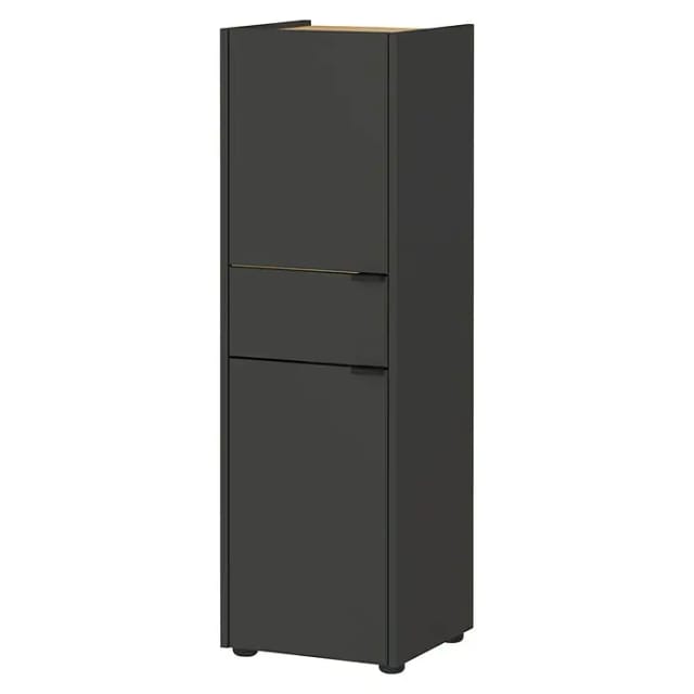 Germania Schrank Forano 4498 Graphit Eiche 34 cm x 111 cm x 34 cm