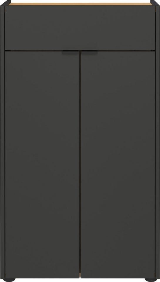 Germania Kommode Forano 4499 Graphit Eiche 56 cm x 98 cm x 34 cm
