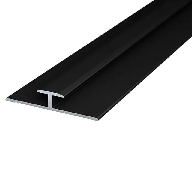 Kronoflooring Verbindungsprofil Rock the Wall Aluminium 265 cm Schwarz