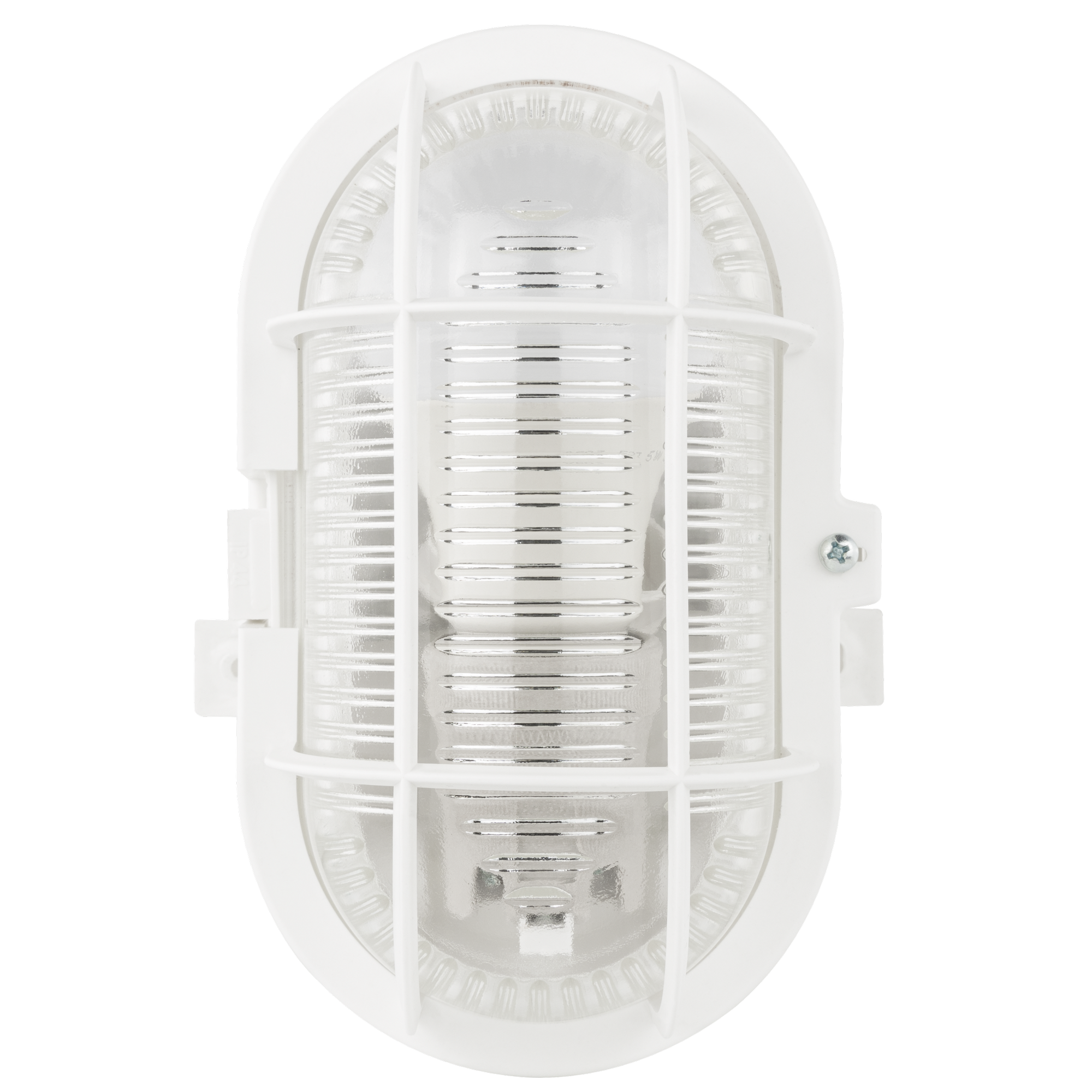 LED-Kellerlampe 5 W Strukurglas 400,m Weiß Bild 2