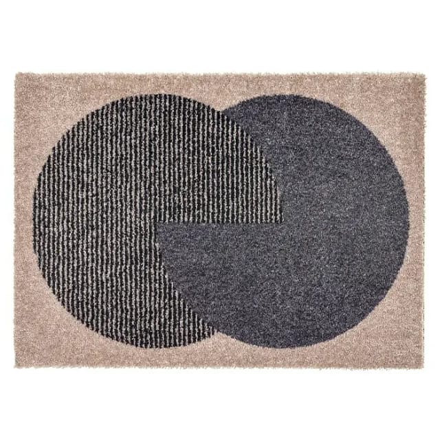 Schöner Wohnen Sauberlaufmatte Manhattan Semi-Circle 50 cm x 70 cm Anthrazit