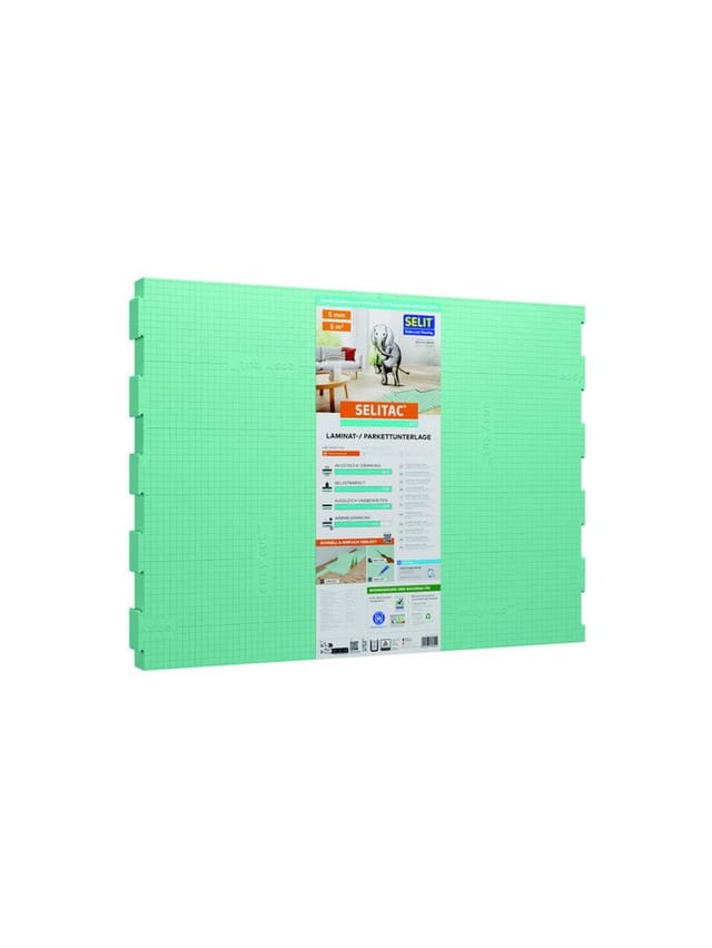 Selitac® Trittschalldämmung für Parkett und Laminat 5 mm 5 m²
