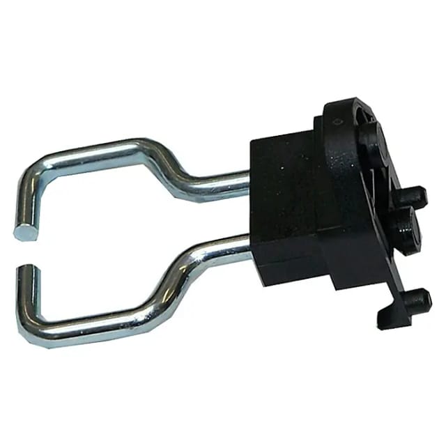 Küpper Systemhalter 3,5 cm Silber-Schwarz 4 Stk.