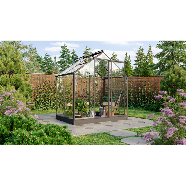 Vitavia Gewächshaus Triton 2500 Schwarz 2,5 m² inkl. Fundament