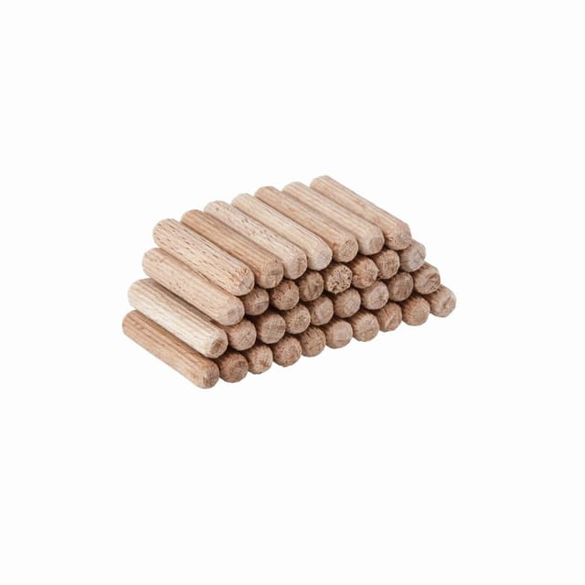 wolfcraft Langholzdübel Buche Ø 6 mm x 30 mm 50 Stück