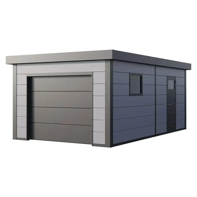 Garage 3663 Hellgrau 358 cm x 628 cm