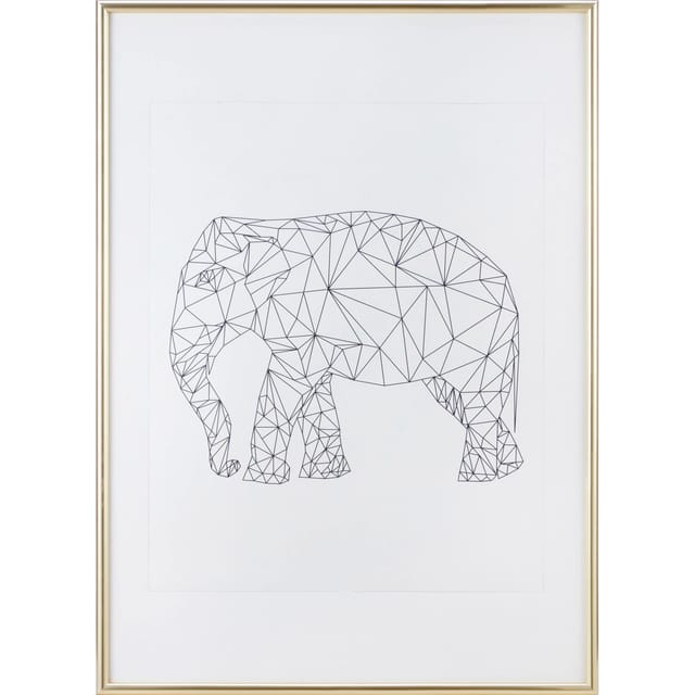 Kunststoffrahmen Goldfarben 50 cm x 70 cm