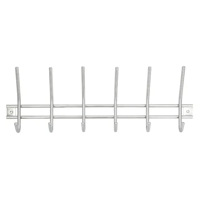 Siro Hakenleiste 2196 Edelstahl Feingeschliffen Länge 460 mm 6 Haken