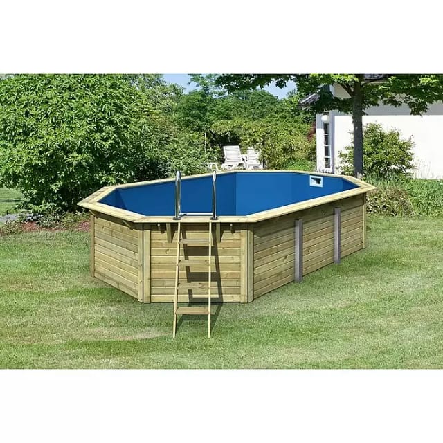 Karibu Pool Modell 4 X Set KDI mit Innenhülle Blau