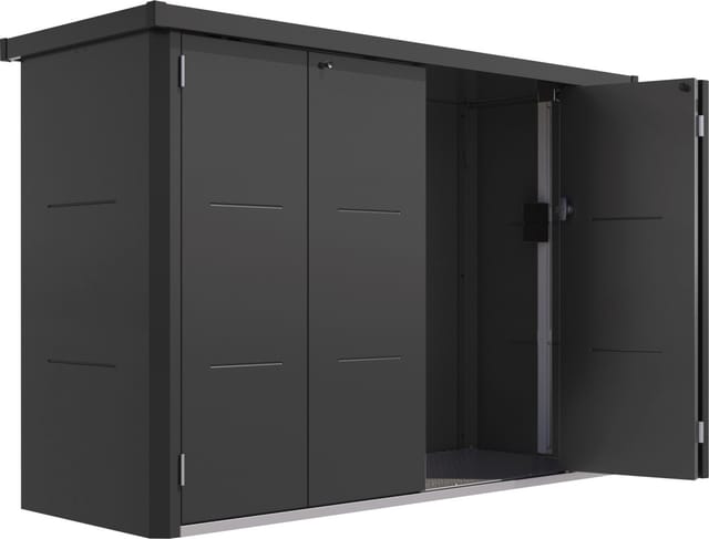 Fahrradbox Velotto 203 cm x 75 cm Schwarz