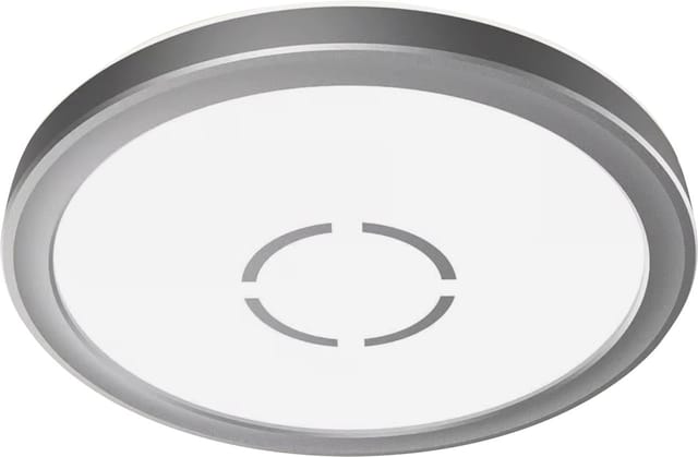 Briloner LED Leuchte Free Backlighteffekt Flach 19 cm x 2,8 cm Weiß-Silber