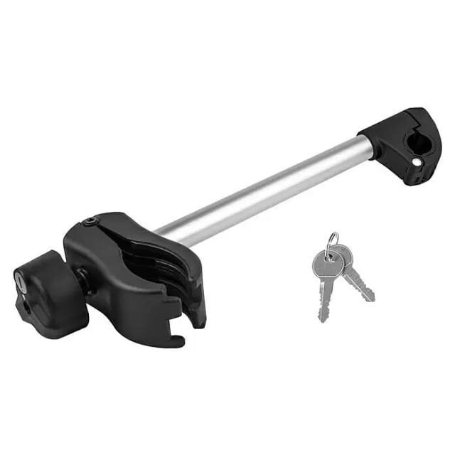 Eufab Rahmenhalter Abnehmbar Ø 2,5 cm/3 cm x 32 cm