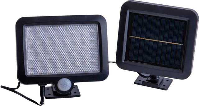 Näve LED-Solar-Außenwandleuchte Pepe Schwarz 13 cm x 15 cm x 5,5 cm 2er-Set