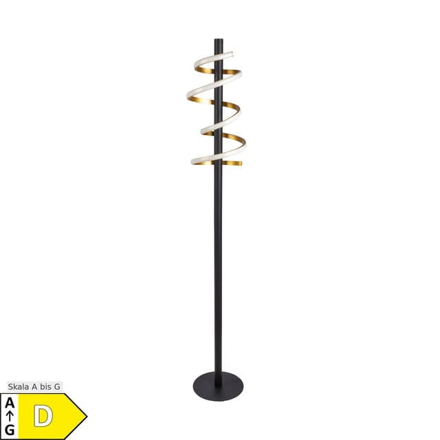 Näve LED-Stehleuchte Belleza Gold Ø 22 cm x 140 cm