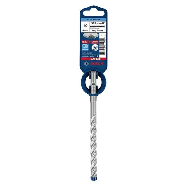 Bosch Expert SDS plus-7X Hammerbohrer Ø 10 mm 100/165 mm Länge