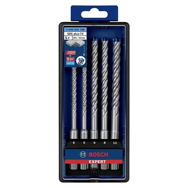 Bosch Expert SDS plus-7X Hammerbohrer-Set 5 tlg.