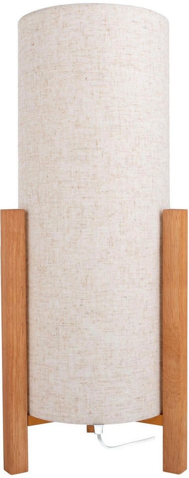 Näve Leinen-Tischleuchte Matilda Ø 22 cm x 52 cm