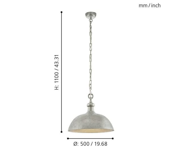 Eglo Pendelleuchte Easington Ø 50 cm