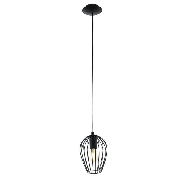 Eglo Pendelleuchte Newtown Schwarz Ø 16 cm