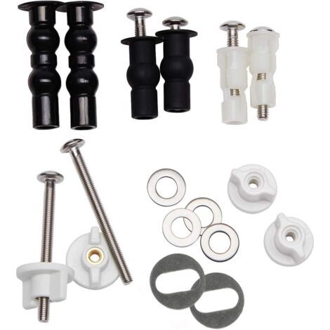 Wc-sitz-ersatzteilset, Schrauben Und Bolzen Für Universal-wc-sitze, Metallscharniere, Bolzen, Schrauben Mit Befestigungsmaterial, Dehngummi