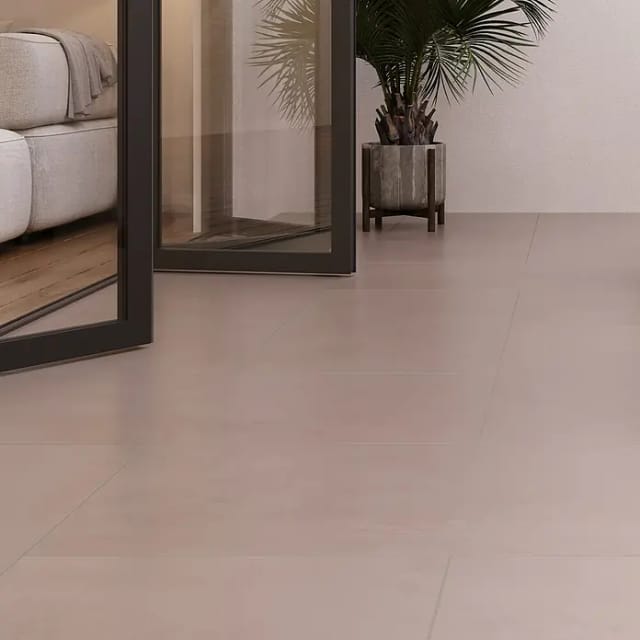 Terrassenplatte Feinsteinzeug Moon Mud 60 x 120 x 2 cm