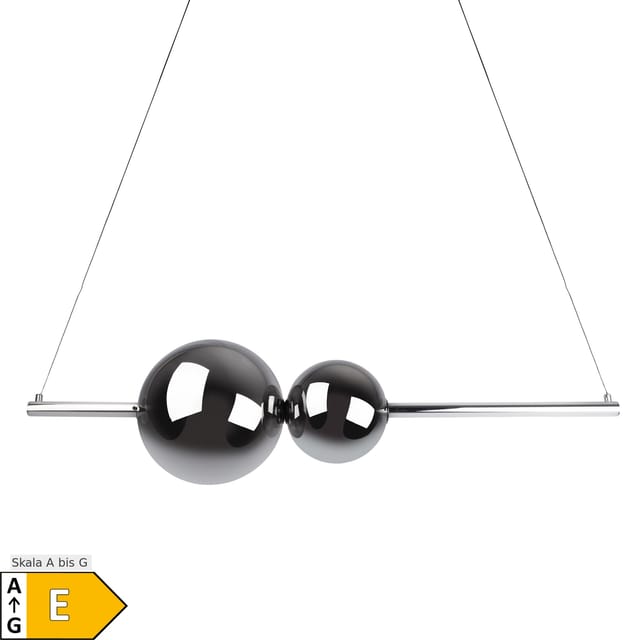 Näve LED-Pendelleuchte Nova Chrome 150 cm x 105,3 cm x 25 cm