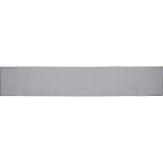 Balkonsichtschutz Melville 90 cm x 500 cm Silbergrau