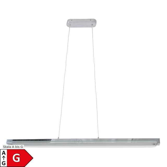 Näve LED-Pendelleuchte Beam Chrome 106 cm x 100 cm x 10 cm