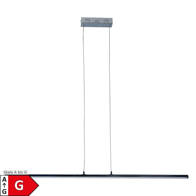 Näve LED-Pendelleuchte Beam Stahl-Blank 111 cm x 100 cm x 2 cm