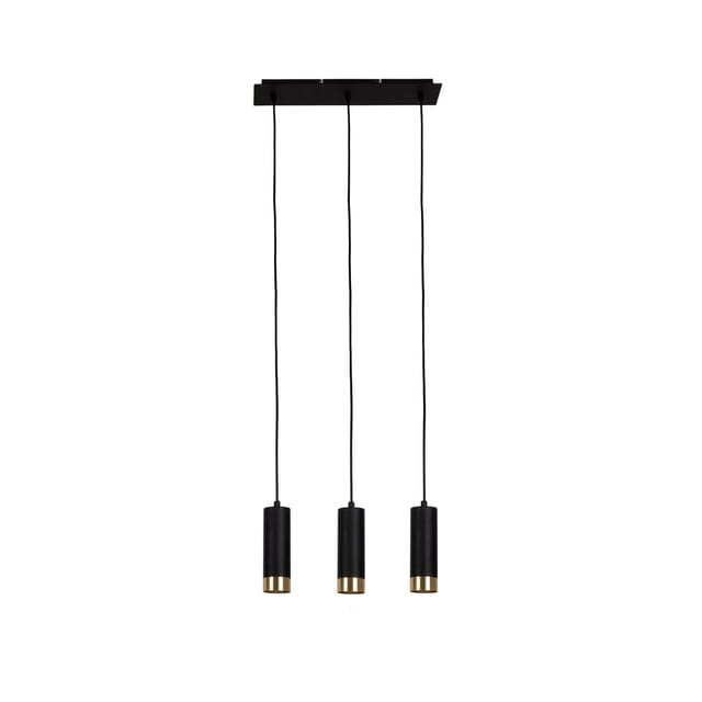 Näve Pendelleuchte Fridu Schwarz 150 cm x 48 cm x 9 cm 3er-Set