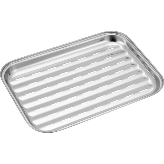 Jamestown-Grill Grillschale Edelstahl 24,5 cm x 34,5 cm x 2,5 cm