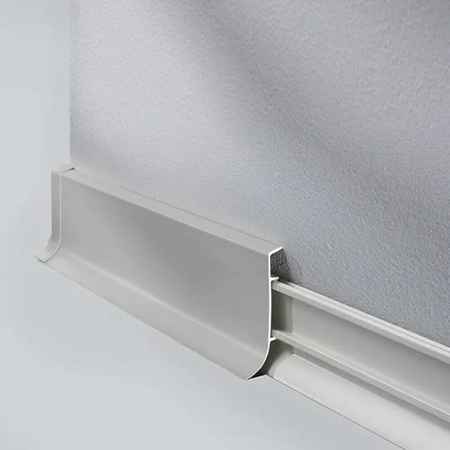 Sockelleiste Kunststoff klemmbar Grau 60 mm x 18,5 mm x 2500 mm