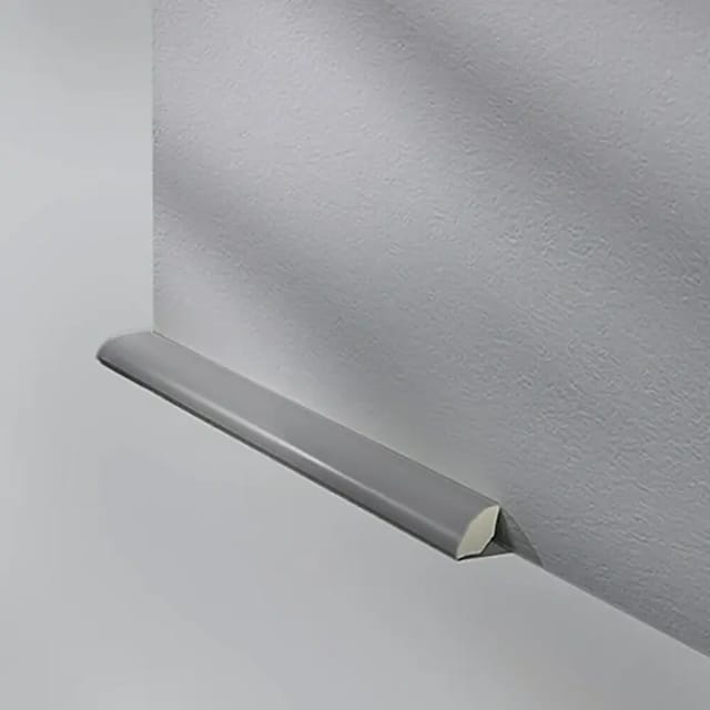 Viertelstab Kunststoff Grau 14 mm x 14 mm x 2500 mm