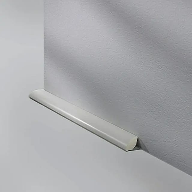 Viertelstab Kunststoff Hellgrau 14 mm x 14 mm x 2500 mm