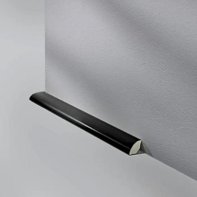 Viertelstab Kunststoff Schwarz 14 mm x 14 mm x 2500 mm